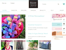 Tablet Screenshot of madamecreatief.com